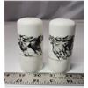 Image 2 : Bernie Brown Collection - Ceramic Salt & Pepper Shakers - Vintage 1990's like  new