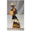 Image 1 : Paper Mache Mexican Folk Art Figurine Vintage 1970's