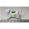 Image 1 : Porcelain White Cow Creamer - Vintage 1950's 6 x 2.5"