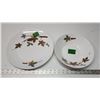 Image 1 : Ironstone Round Platter (12") and Bowl (9.3") Autumn Leaves Primastone 1960's oven Proof