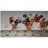 Image 2 : Vintage Decorations - set of 6 Roosters Perfect Cond. 3 x 3 " Each. 1990's