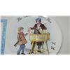 Image 3 : Wedgewood Bone China "The Baked Potato Man" John Finnie 1985 COA 8.5" Plate