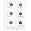 Image 1 : Six Nickels; 1940, 1941, 1950, 1951 Refinery, 1952, 1943 WW.2 Victory