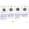 Image 1 : Four Nickels; 1943 Tombac, 1922 NR, 1997 SP, 1951 EF