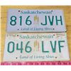 Image 2 : Lot of Saskatchewan License Plates