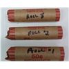 Image 1 : 3 Rolls of US pennies