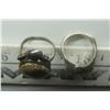 Image 2 : 2 rings marked 925 or sterling