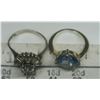Image 2 : 2 rings marked 925 or sterling