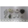 Image 1 : lot of assorted brooches