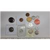 Image 1 : Lot of Canadian Coins and Tokens with Bottle Cap