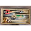 Image 1 : Wooden Box of Miscellaneous tools