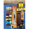 Image 1 : Box of new tools, casters and car parts