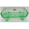 Image 1 : Uranium glass candy dish - 5"