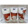 Image 1 : Set of 3, "Tony the Tiger" Esso gas, drinking glasses - 1970s