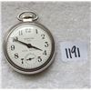 Image 1 : Westclox "Dax" pocket watch silver colored case