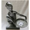 Image 2 : Art deco, Frankart woman - metal