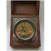 Image 2 : Rosewood and brass, boxed desk clock - GWO