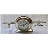 Image 1 : Chrome airplane desk clock - GWO