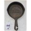 Image 1 : 6" cast iron frying pan - advertising promo "Brownsvill's economy furniture"