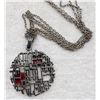 Image 2 : Handmade, Mid century modern - brutalist pendant with chain