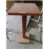 Image 1 : Wooden pulpit/stand - 13"x 13"x 36"