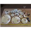 Image 1 : Royal Swan "Blossom time" China dishes + Assorted China plates & décor