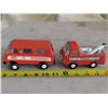 Image 3 : Vintage Metal Tonka Emergency Van & Tow-Truck