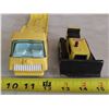 Image 3 : Vintage Metal Tonka Semi & Trailer with Bulldozer