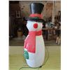 Image 2 : Plastic lighted snowman - Christmas decoration - 40" tall