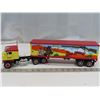 Image 2 : 53 Kenworth “Bull-Nose” Coe Tractor with 35’ Trailer – Die-cast Metal – Red Ryder