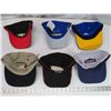 Image 3 : 6 Hats with racing brand name advertising: Nascar, Action, Team Lowe’s Racing, Daisy Red Ryder, Napa