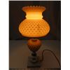 Image 1 : Vintage Hobnail glass electrical lamp