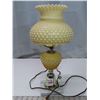 Image 3 : Vintage Hobnail glass electrical lamp