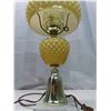 Image 4 : Vintage Hobnail glass electrical lamp