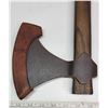 Image 2 : Axe with Leather Sheath 24.5" Long