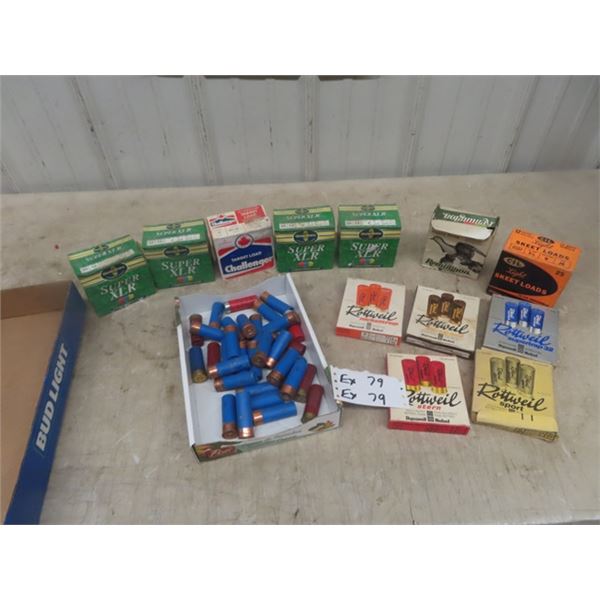 12 Gauge 2 3/4" Ammo - Various Brands - 233 Rounds  *  WE DO NOT SHIP AMMO *