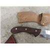 Image 6 : 3 Knives ; 1 Skinning Knife + 2 Hunting Knives ; 15.5" + 11" Long