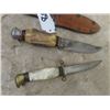 Image 2 : 3 Hunting Knives - Longest is 9.5" - 2 With Holsters