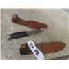 Image 3 : 3 Hunting Knives - Longest is 9.5" - 2 With Holsters
