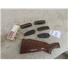 Image 1 : Gun Butt Stock - Believed to be Remington, Receiver Recoil Pads + Butt Plates
