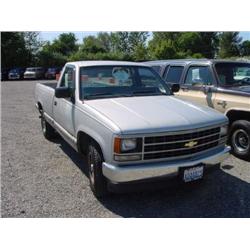  1988 CHEVROLET C2500 PICKUP - 105,678 Exmt 