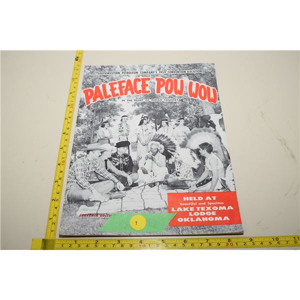 1959 Pale Face pow wow magazine