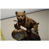 Image 4 : Rare antique C. Valton mastif dog watch holder statue - watch not included