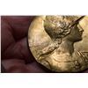 Image 2 : Antique 1910 Bronze art medal signed rivet