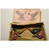 Image 1 : Antique Germany cock-fight tin toy working wing-up with box