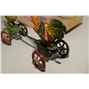 Image 4 : Antique Germany cock-fight tin toy working wing-up with box