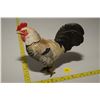Image 1 : Rare rooster paper mache candy container, metal legs