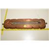 Image 1 : Antique thermometer copper & walnut 20° to 240°