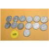 Image 1 : 13 silver Canadian dimes