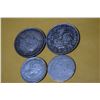 Image 3 : Two 1944 silver 50 cent coins & 2 quarters